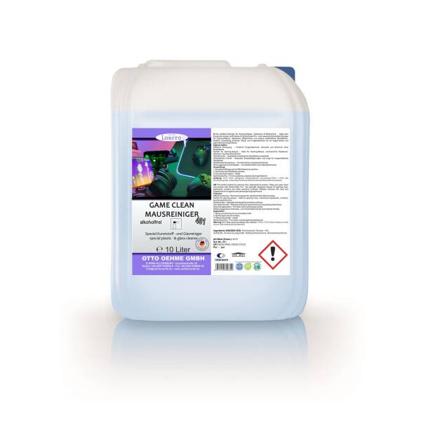 Lorito Game Clean Maus- und Tastaturreiniger  461 10L alkoholfrei