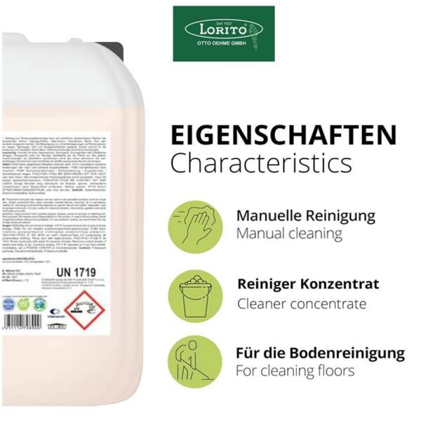 Lorito Gehweg- und Terassenplattenreiniger 024 10 Liter