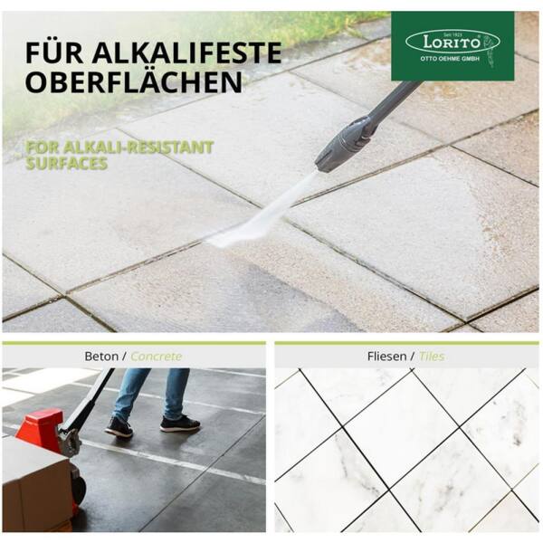 Lorito Gehweg- und Terassenplattenreiniger 024 10 Liter