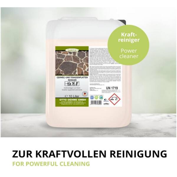 Lorito Gehweg- und Terassenplattenreiniger 024 10 Liter