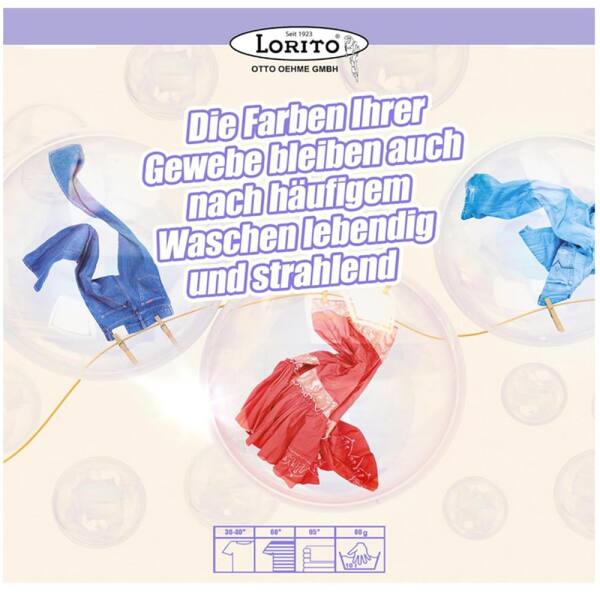 Lorito Santer Vollwaschmittel Waschmittel schaumarm flüssig 10 Liter