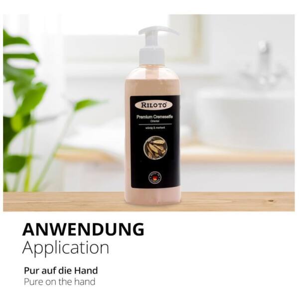 Riloto Premium Flüssigseife Oriental 500 ml Cremeseife Handseife