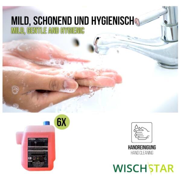 Lorito Seifenpatrone Handseifenkartusche Flüssigseife 6x1L