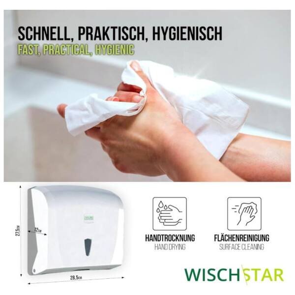 Papierhandtuchspender Lorito Handtuchspender, Kunststoff