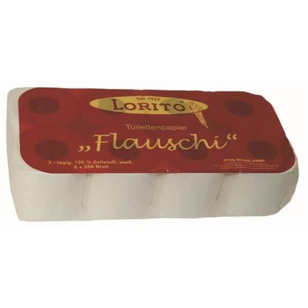 LoritoToilettenpapier Klopapier Lorito Flauschi, 3-lagig