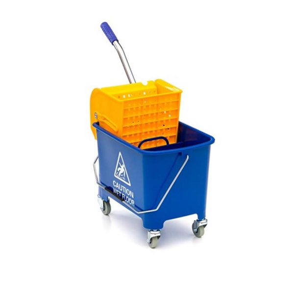 Wisch-Star® Fahreimer Mini- Fahrwagen 2-Kammer Struktuleneimer Minifahrwagen