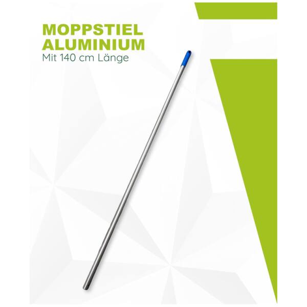 Wisch-Star Alustiel Moppstiel Aluminiumstiel für Klapphalter 140 cm